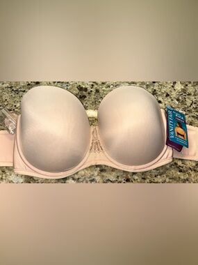 Vanity Fair Beige Lace-Accent Multi-wear Bra